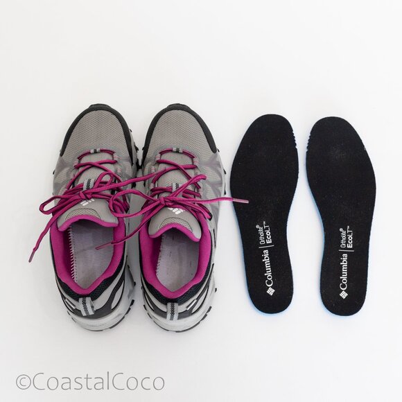 Columbia Womens 10.5W Peakfreak OutDryII Hiking Trail Shoes Waterproof Athletic - Picture 2 of 12